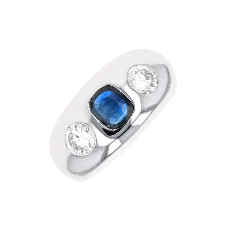 Acheter Bague saphir 0.50 carat et diamants 0.70 carat or blanc 9.45g Comme neuf - 2200,00 € Bague saphir 0.50 carat et diamants 0.70 carat or blanc 9.45g Comme neuf - reconditionné disponible sur Gemme Les Bijoux